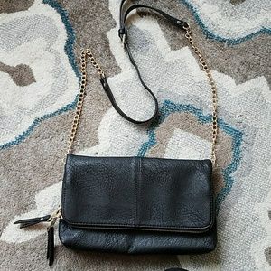 Black cross body purse